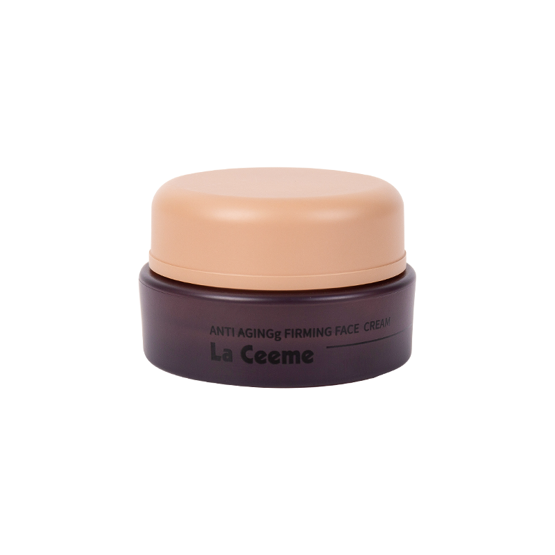 Jarra de creme cosmético de forma de macaron 