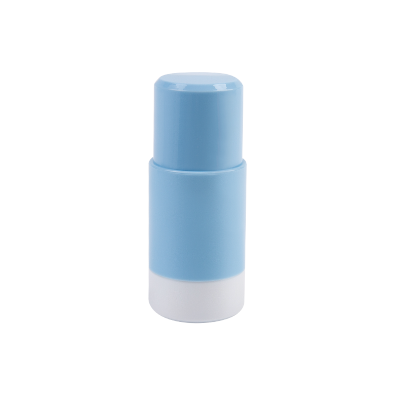 Tubo cosmético recarregável de bolas cilíndricas