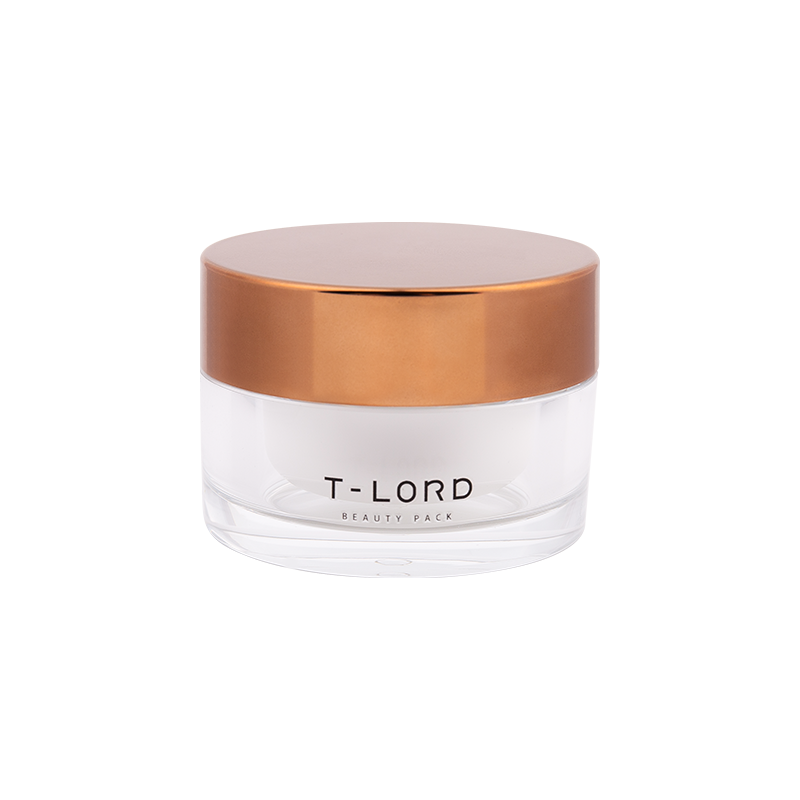 30g Capacidade Elegance Gold PMMA Cosmetic Jar