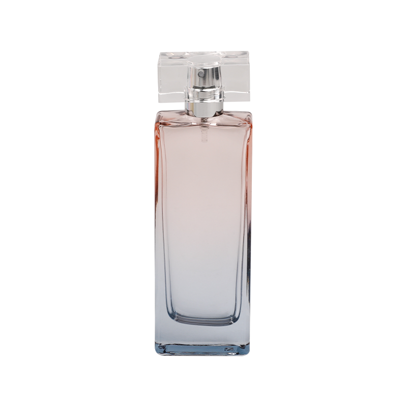 Garrafa de perfume de gradiente de essência elegante