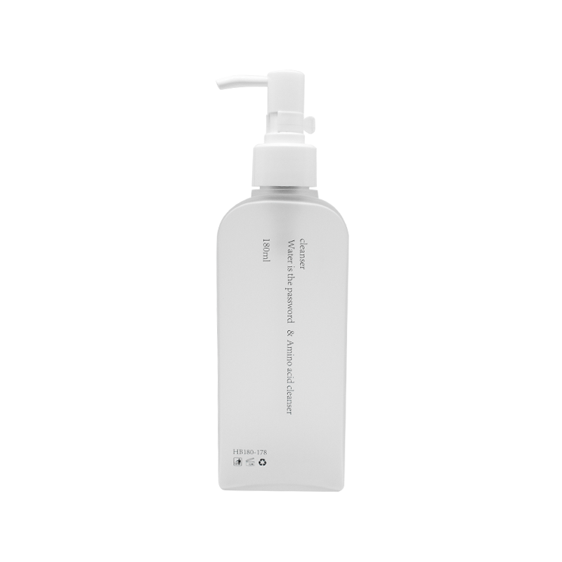PETG 180ml Flat Faming Cleanser Bottle