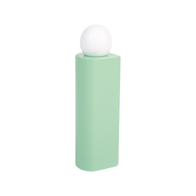 Garrafa de cosméticos cobertos de 150 ml verde