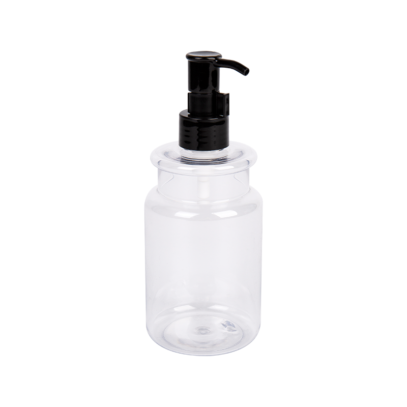 Garrafa de bomba cosmética de estimação clara de 300 ml