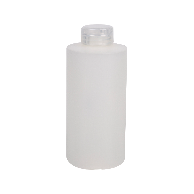 250 ml de garrafa redonda hdpe com tampa de parafuso transparente