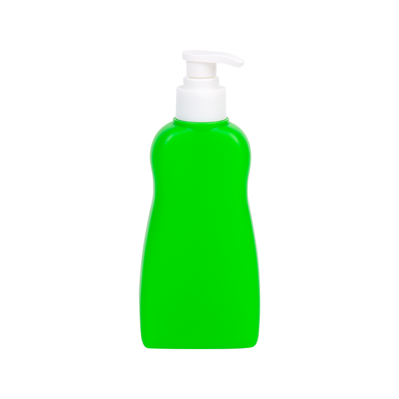 Garrafa de bomba de loção de peregrina verde de 300 ml